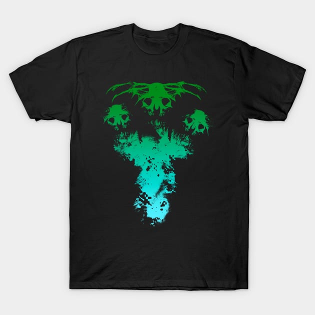 The Wither - Green T-Shirt by Scailaret